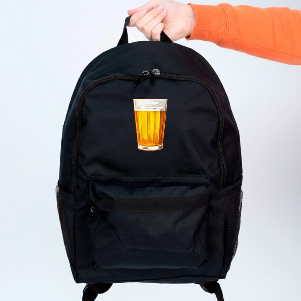 Mochila Copo de Cerveja Bolsa Trabalho Viagem Festa