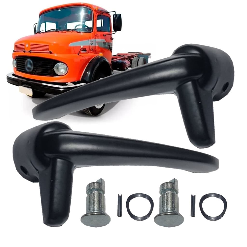 Par Trinco Quebra Vento Caminhão Mb 1113 1111 1314 Preto