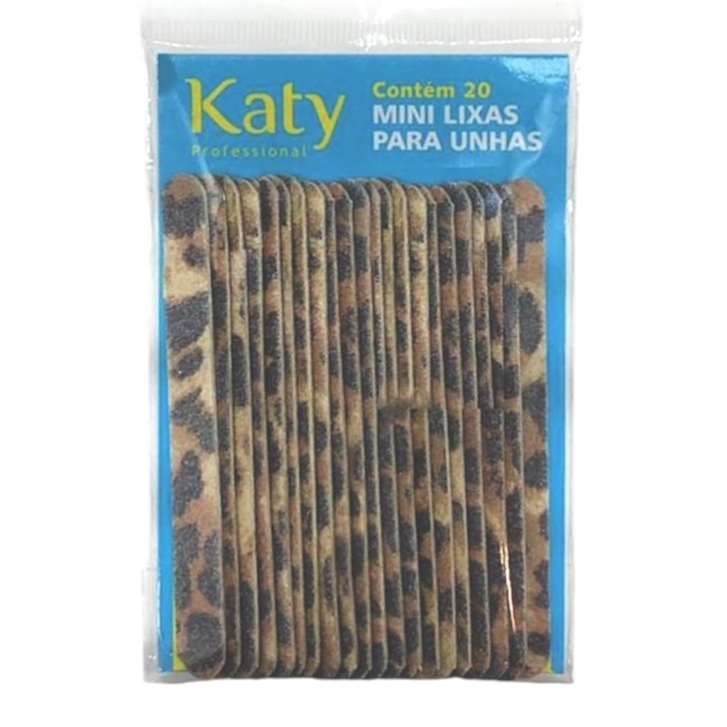Lixa Unha Mini Onça Com 20 Unidades Katy