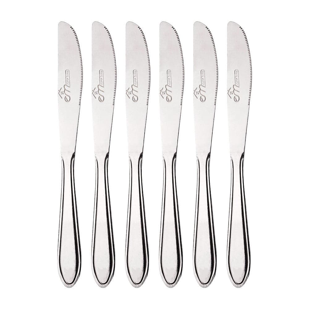 Jogo de facas de sobremesa inox c/6 peças