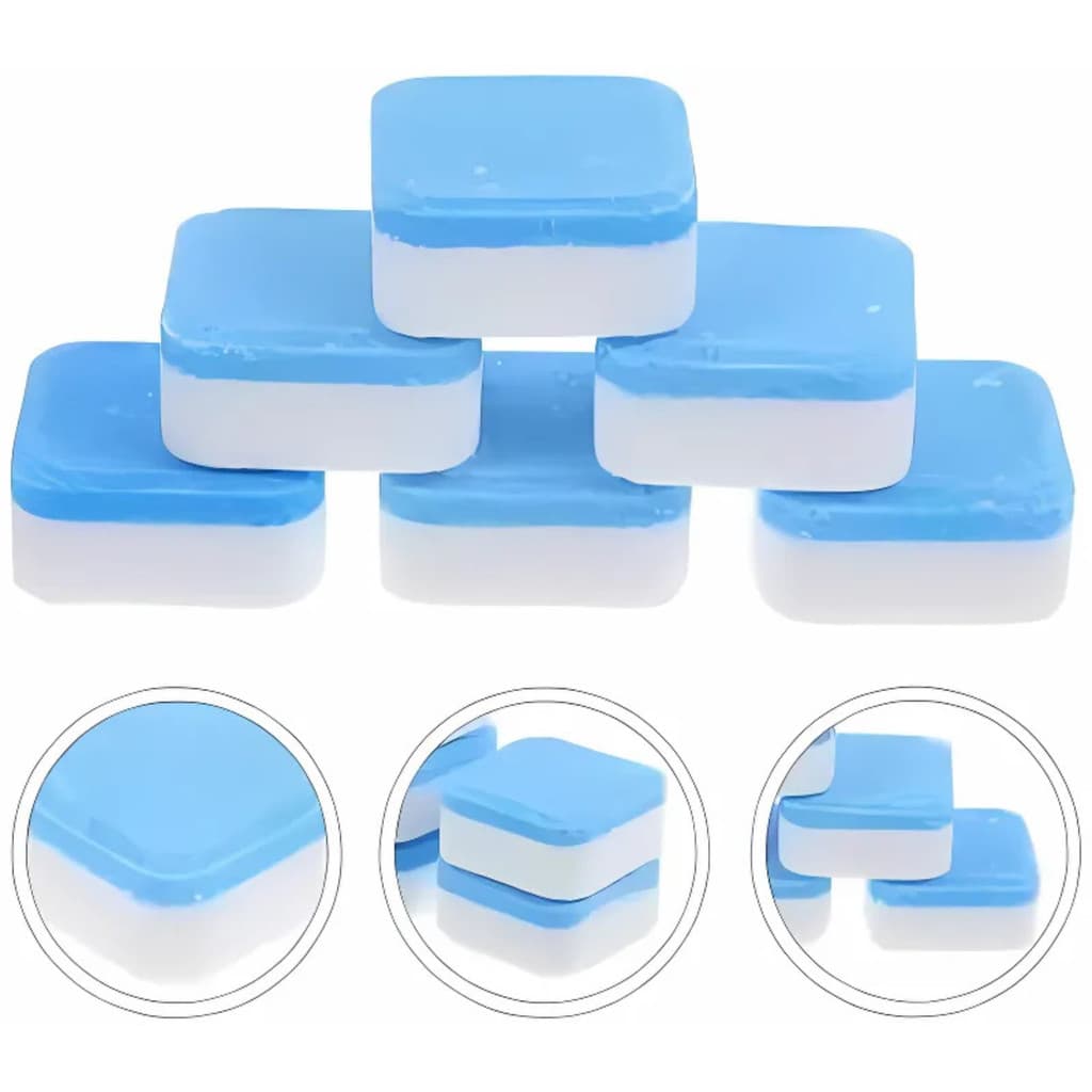 Kit de Pastilhas Efervescentes Antibacterianas para Limpeza Profunda de Máquina de Lavar Roupas