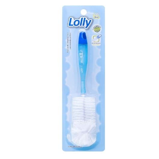 Escova de Limpeza 2x1 Para Mamadeira com Mini Escova para Bico - Lolly