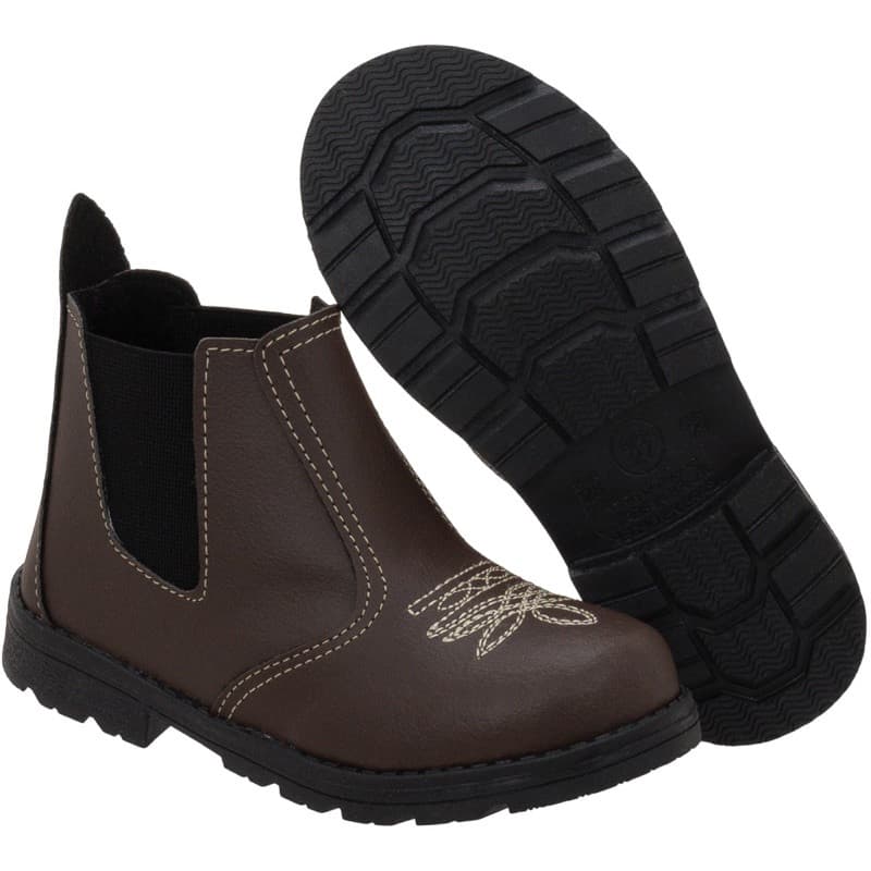 Bota botinha botina infantil jeca com elástico super Confortável