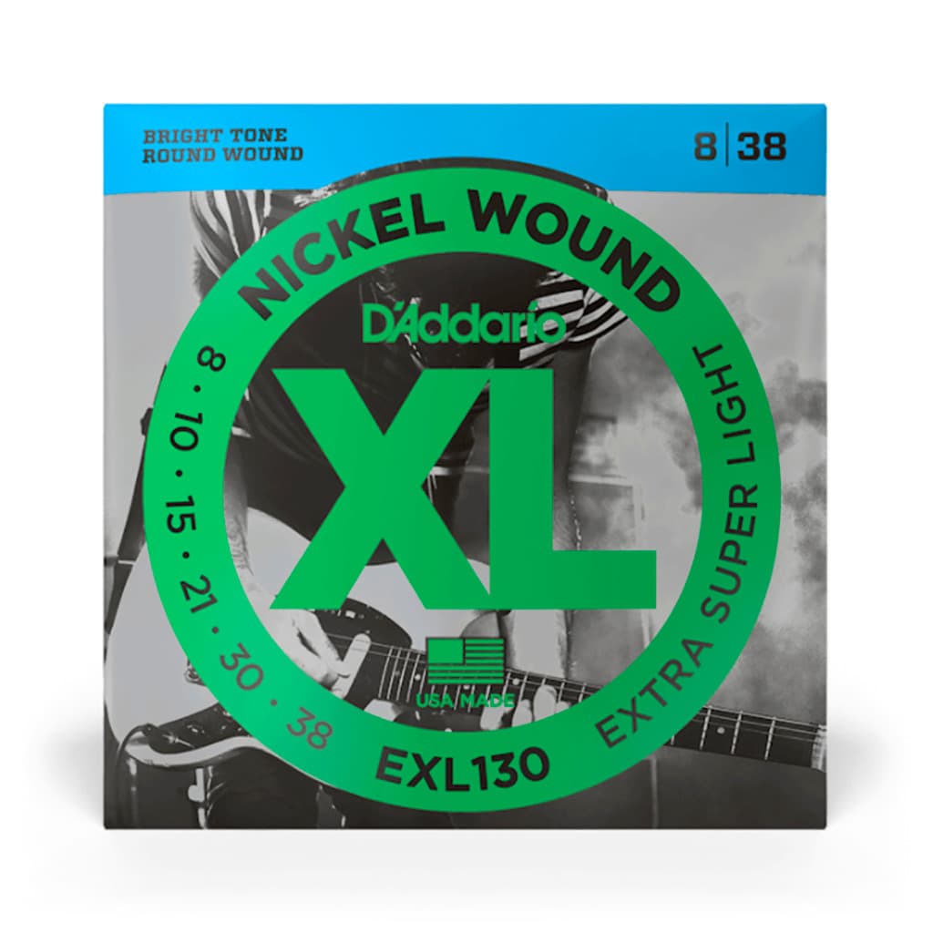 Encordoamento Daddario Para Guitarra 008 038 Exl130