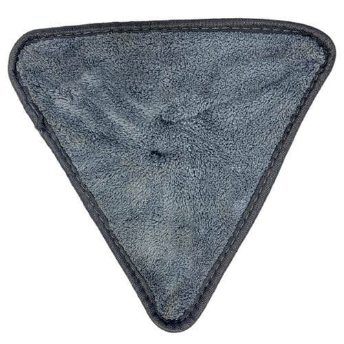 Refil Mop Triangular Microfibra Alta Absorção Fácil Troca Reposição Limpeza Prática Durável