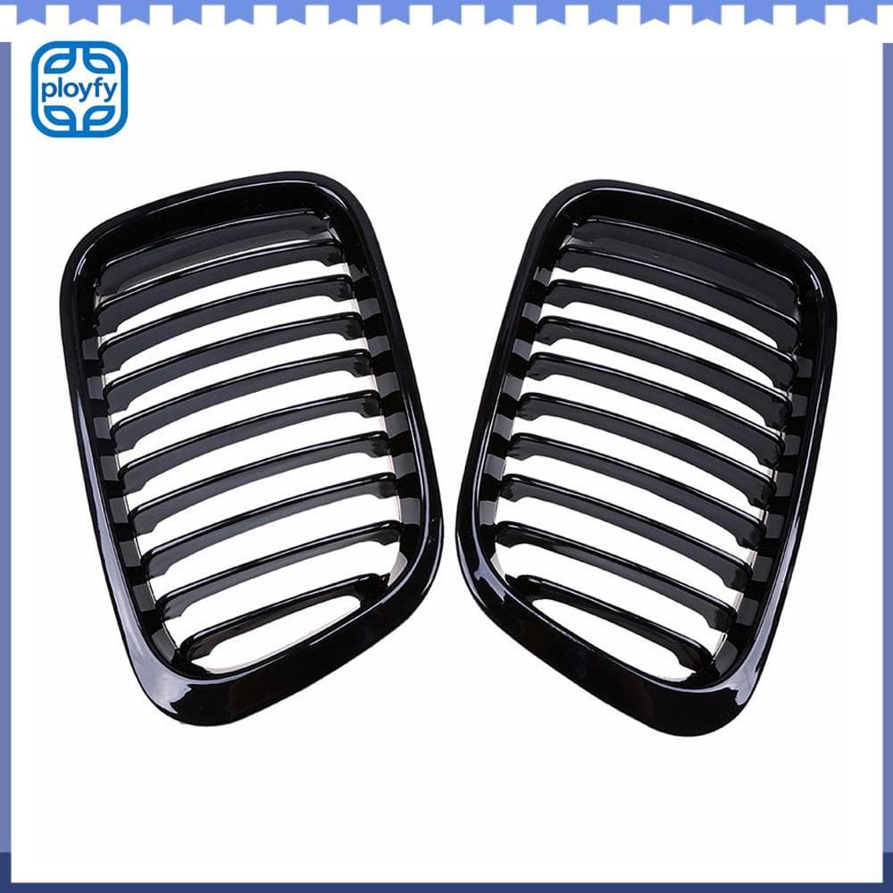 Substituição de corrida da grade do rim do capô do pára-choque dianteiro de 2 unidades para BMW E46 4 portas 1998-2001