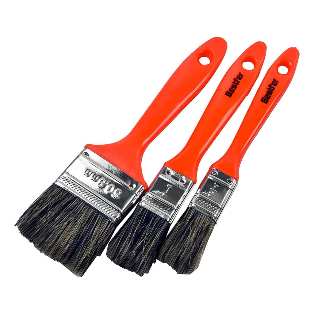 Jogo Com 3 Peças Pincel Pincel Para Pintura Jogo Trincha 2", 1" e 3/4"