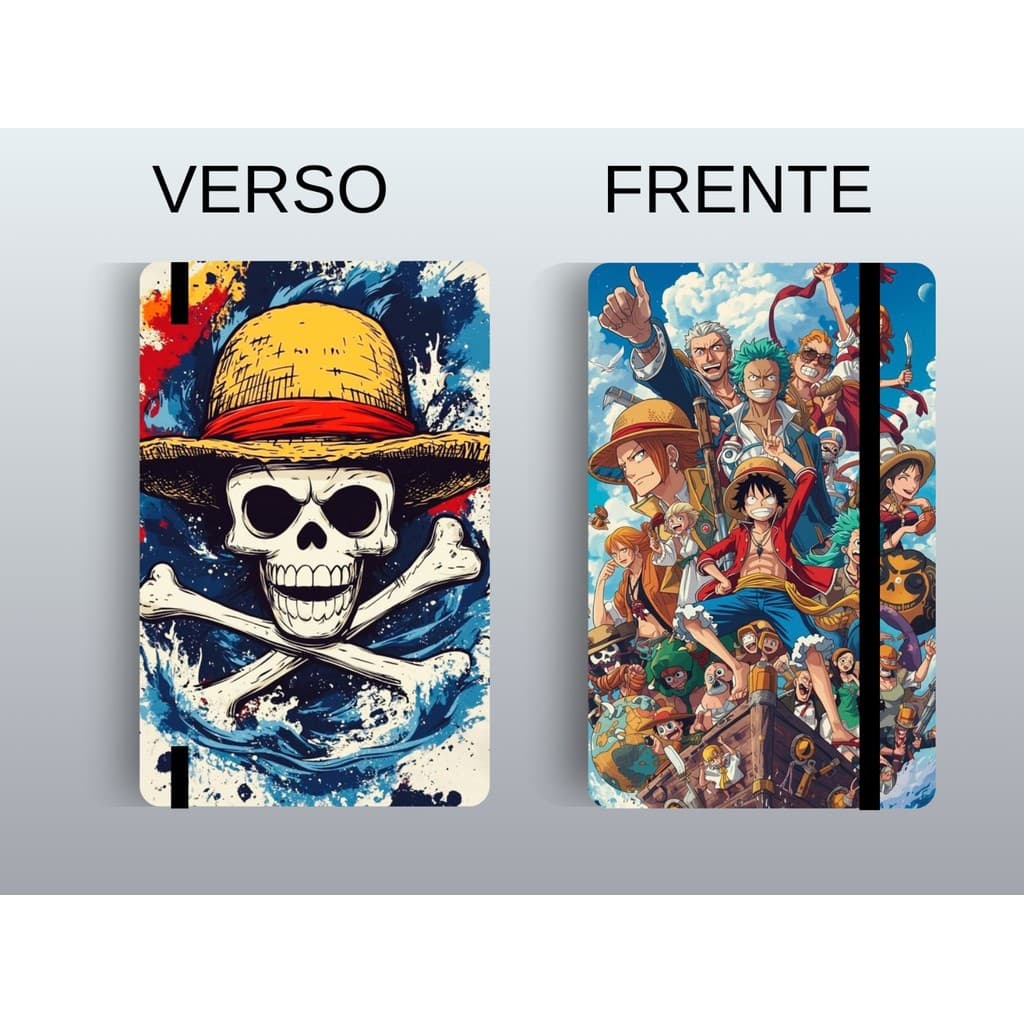 SKETCHBOOK ou CADERNO DE  anotações ONE PIECE 21x14cm