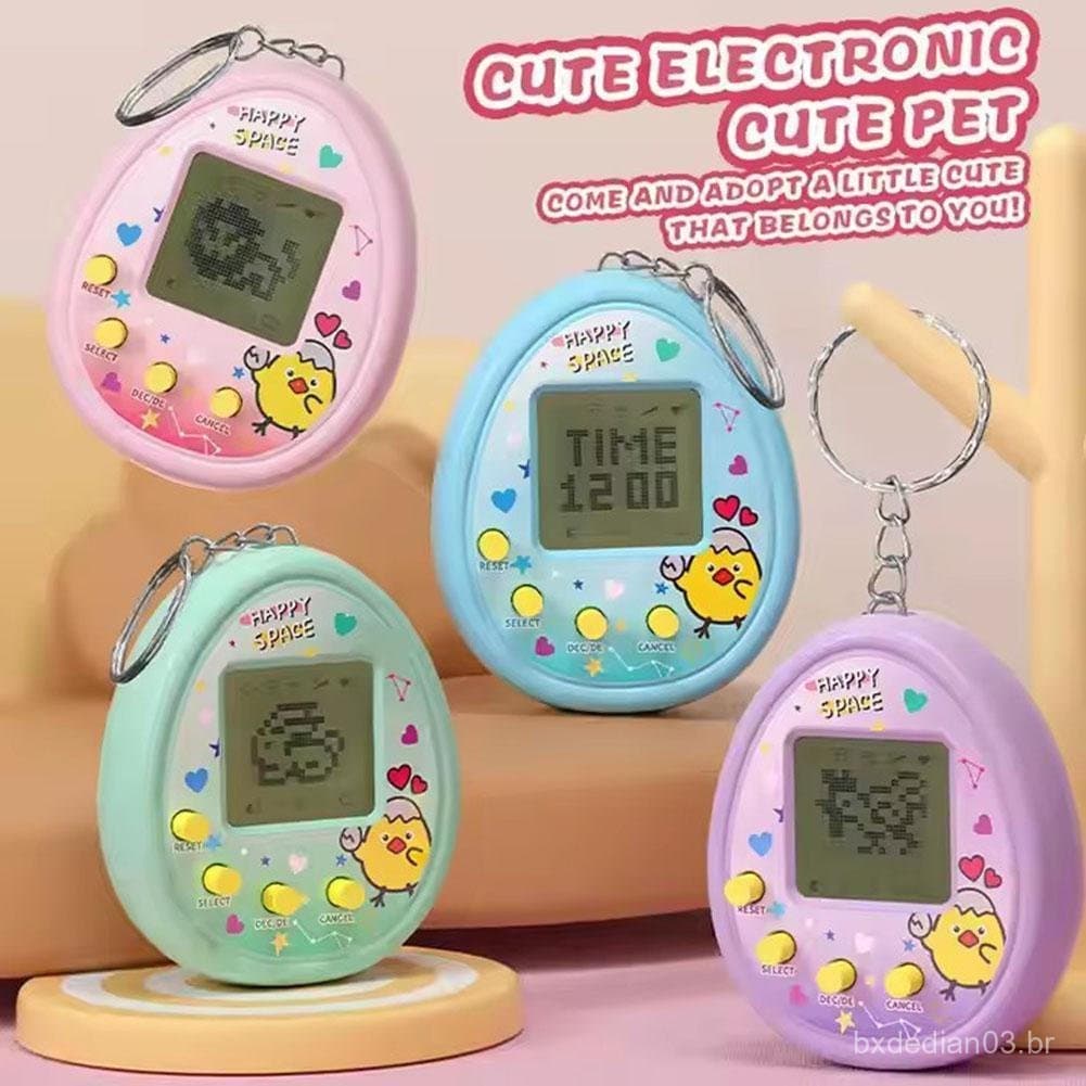 Máquina Eletrônica Para Animais De Estimação , Novo Pingente De Chaveiro , Cultiva Nostalgia Jogo De Reprodução De E7n1