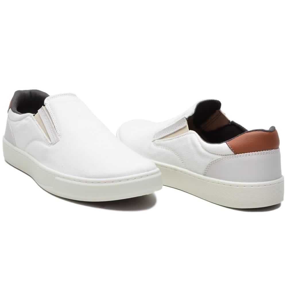 Sapatênis Masculino Casual Slip On Confortável Leve Sem Cadarço Antiderrapante Dia a Dia Estilo Urbano