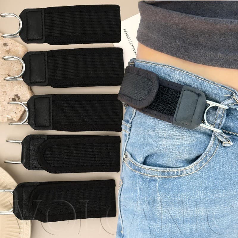 [Envio Rápido] 2 Peças De Cinto Elástico Ajustável – Para Uso Casual , Viagens , Jeans E Vestidos Cintura Sem Fivela Da
