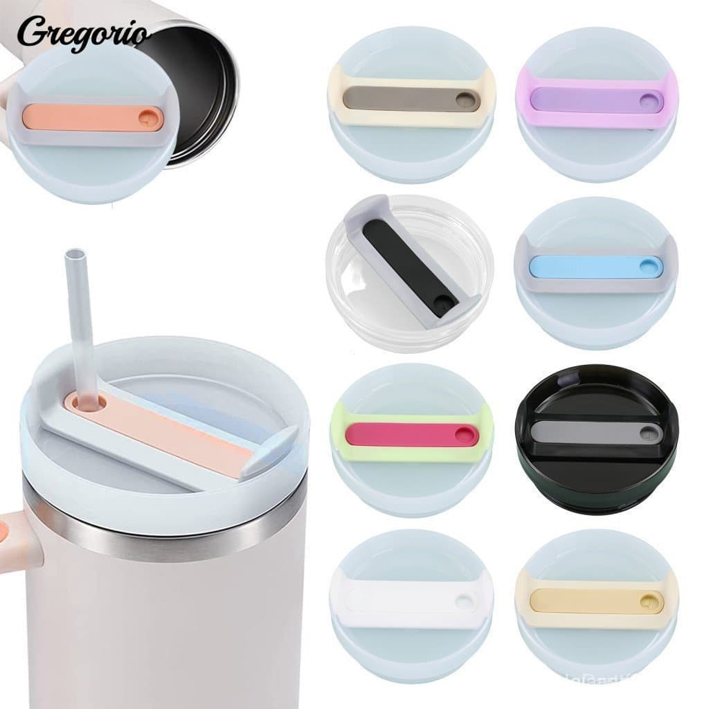 Tampa de Copo Universal à Prova de Vazamento para Copo de 40oz com Canudo Flip, Tampa à Prova de Derramamento para Copos