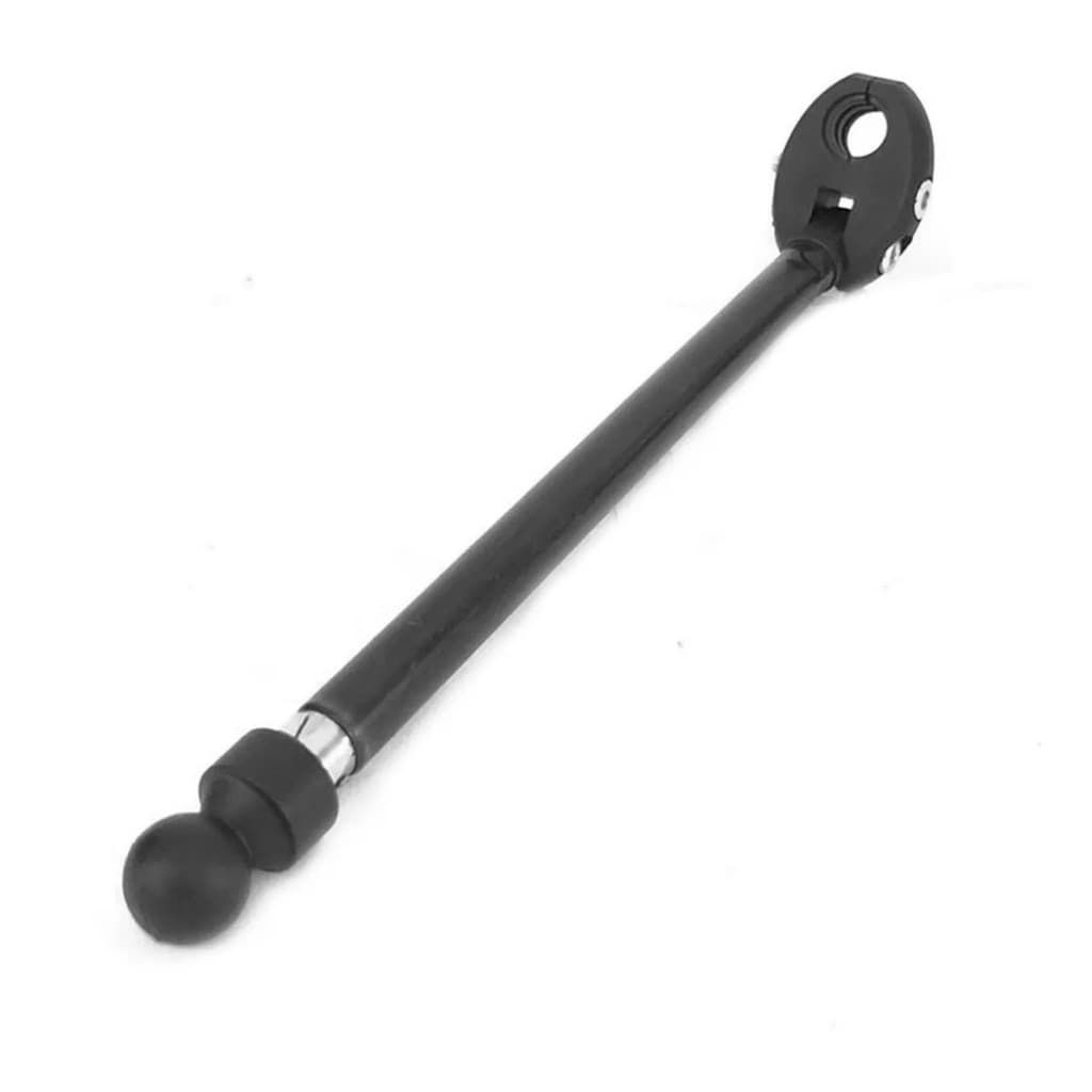 Antena Corta Linha Pipa Para Moto 6 Estágios 9mm Preta