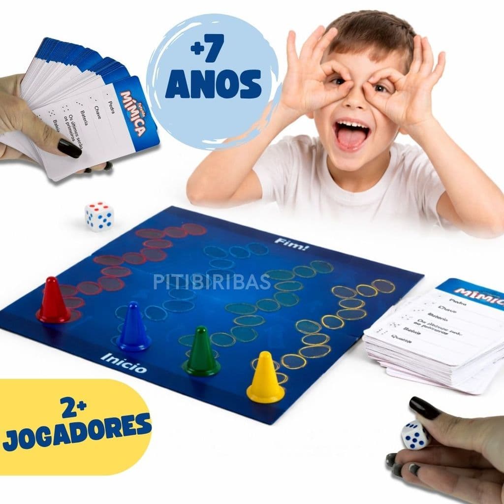 Jogos de Tabuleiro Jogo de Mimica jogos para família Coluna