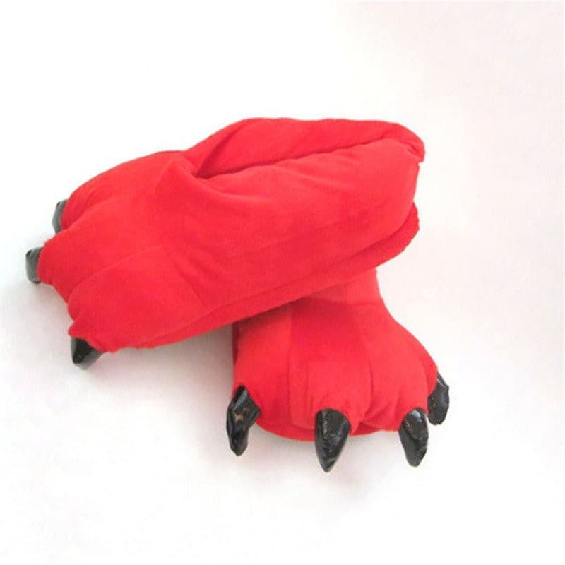 Sapatos De Veludo Coral Dinossauro De Pelúcia Animal