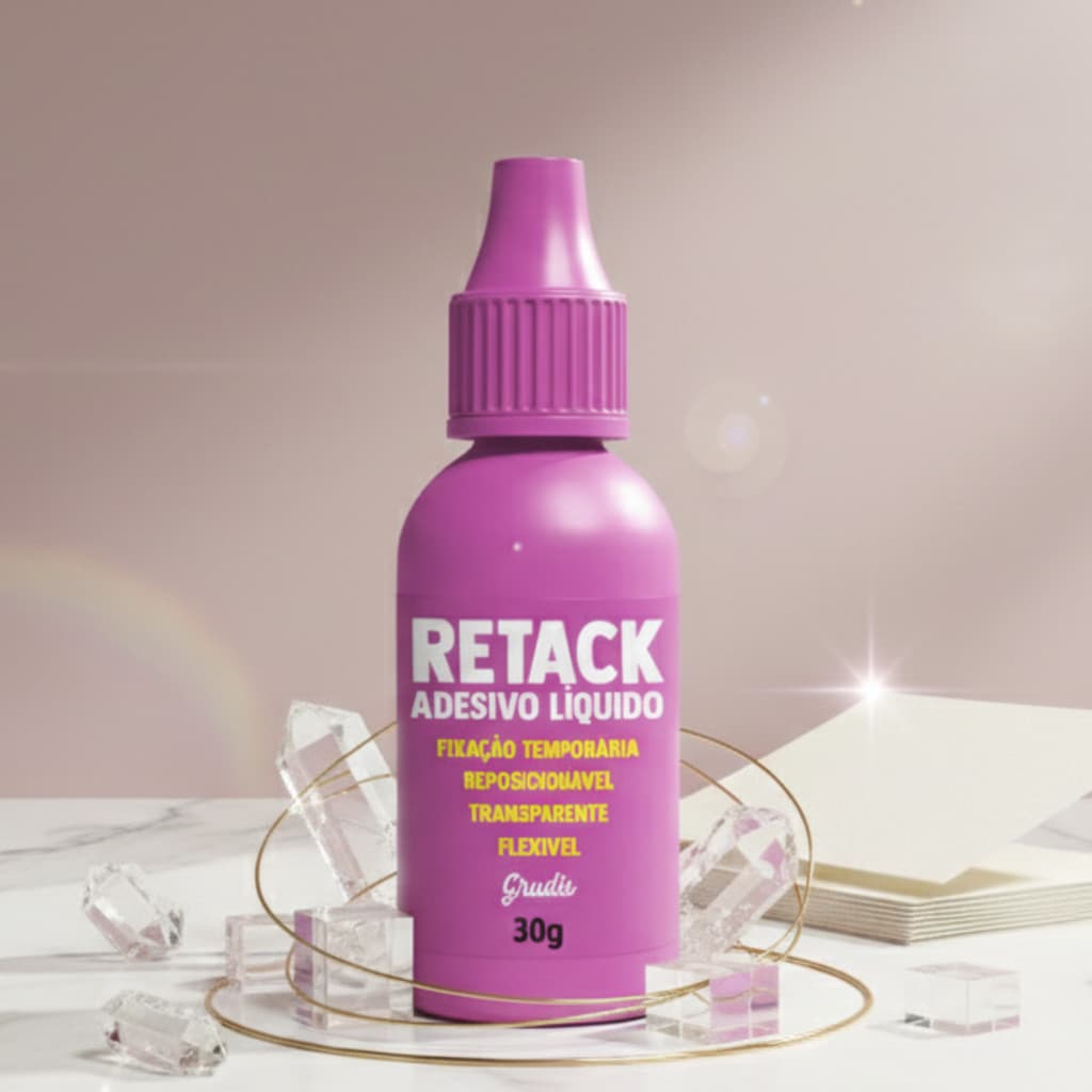 Cola Líquida Suave Fixação Para Base De Corte - Retack