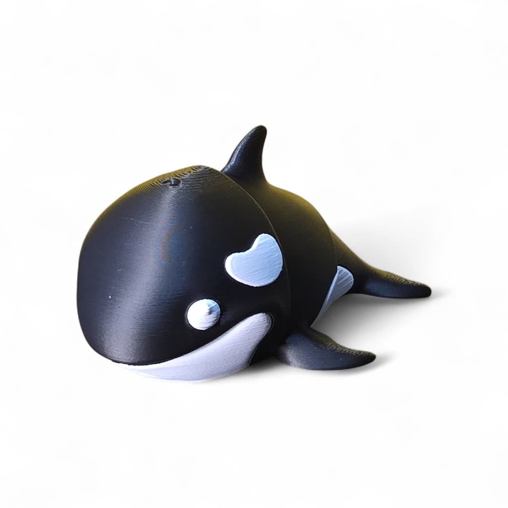 Baleia Orca Flexpop Grande Presente Decoração Anti Estresse Articulado colecionável, bonitinho