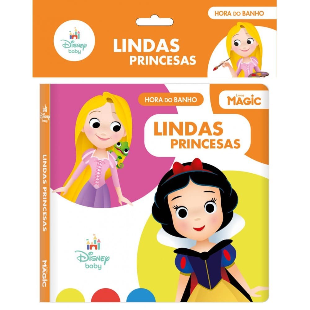 Livro Disney Baby - Hora do Banho Lindas Princesas