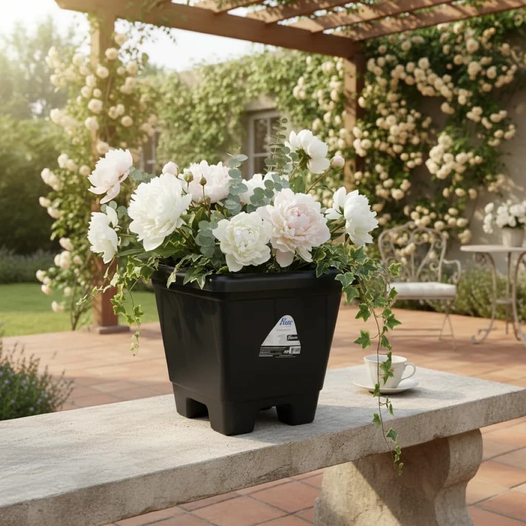 Kits Vasos de Plantas e Flores 1,9L Quadrado Envio Imediato