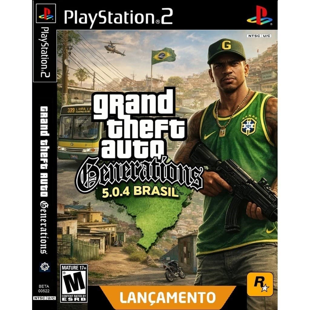 GTA Generations 5.0.4 Brasil - Atualizado Janeiro - ( LANÇAMENTO ! ) PS2