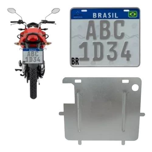 SUPORTE PLACA AÇO (GRANDE)