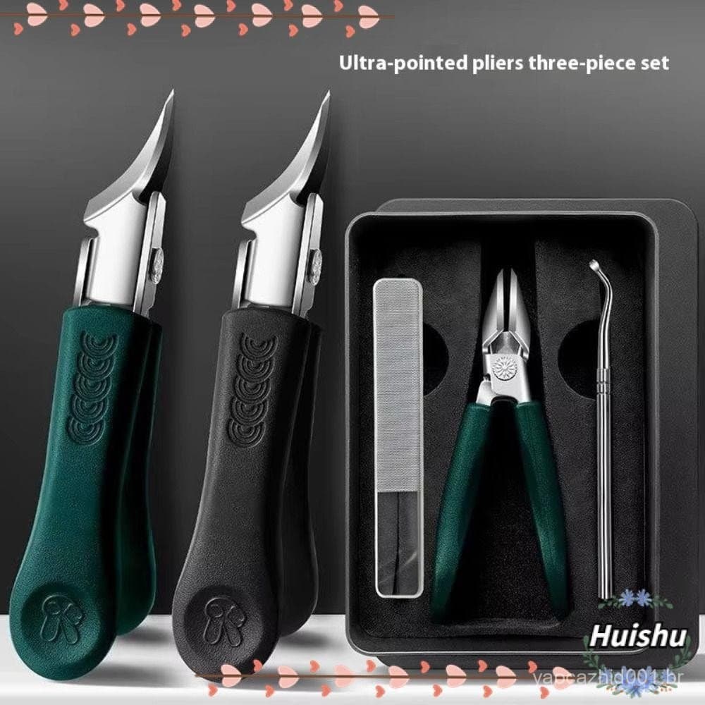 Cortador De Unhas Com Borda Inclinada HUISHU , Aparadores Oblíquos De Aço Inoxidável Anti-Respingos , Bico De Águia