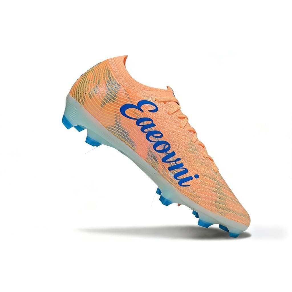 022601 Eaeovni Tênis Masculino Sapatos De Futebol Botas Feminino Chuteiras Campo FG Bege Baixo Topo
