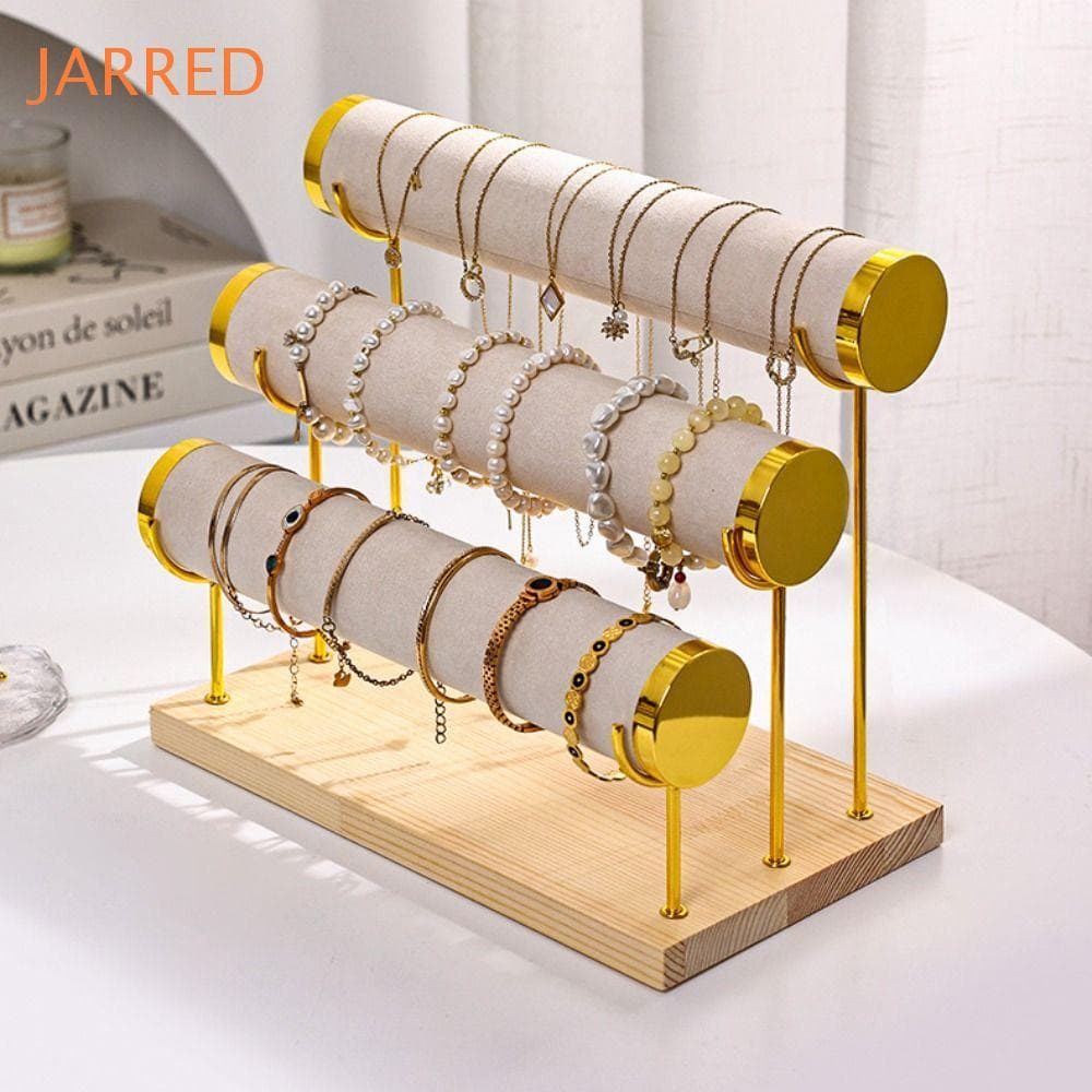 Suporte Organizador De Pulseira JARRED , Rack De Armazenamento Multicamadas Base , De Exibição De Joias De Metal Removív