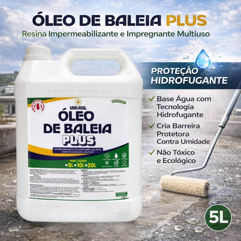 Óleo de Baleia Plus Impermeabilizante Multiuso 5L VBrasil