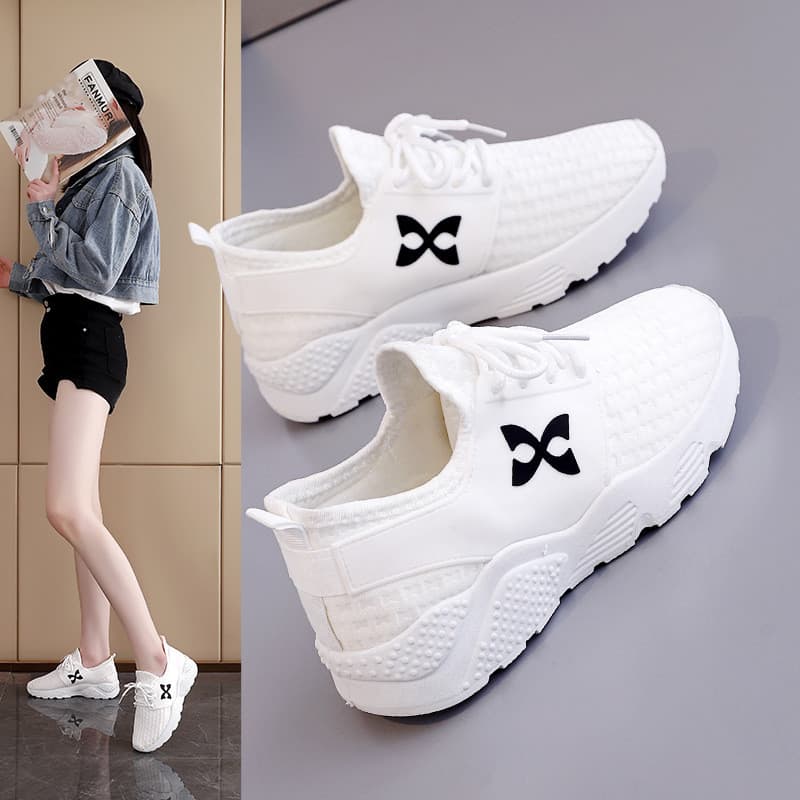 2025 primavera versão coreana respirável tênis de corrida feminino All-Match novos sapatos casuais sapatos esportivos es