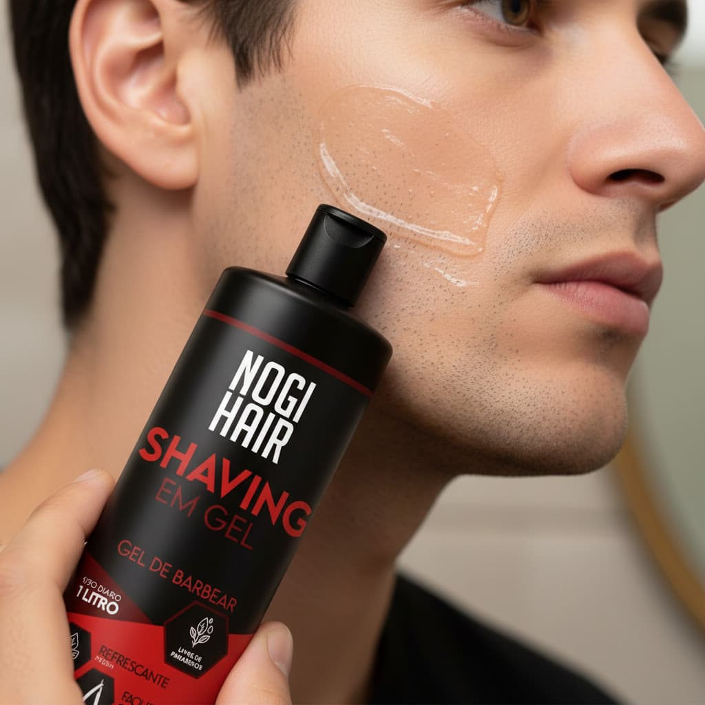 gel para barbear barba grossa profissional depilação intima refrescante produto evita irritações deixar um barbear suave