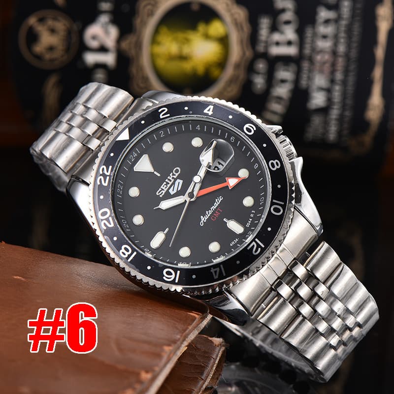Atemporal Clássico Minimalista Moda Calendário Quartzo Relógio De Pulso Masculino Pulseira De Aço SEO