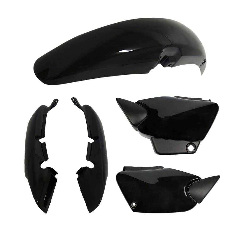 KIT PLÁSTICO CARENAGEM (PRETO) FAN 125 - 2005 2006 2007 2008