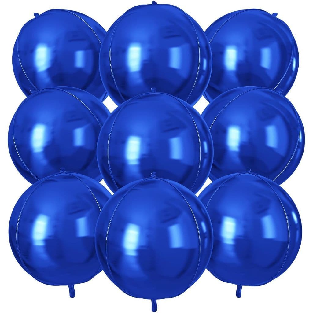 10 Balão Orbz Globo Esfera 4D 22 Polegadas Festa Decoração