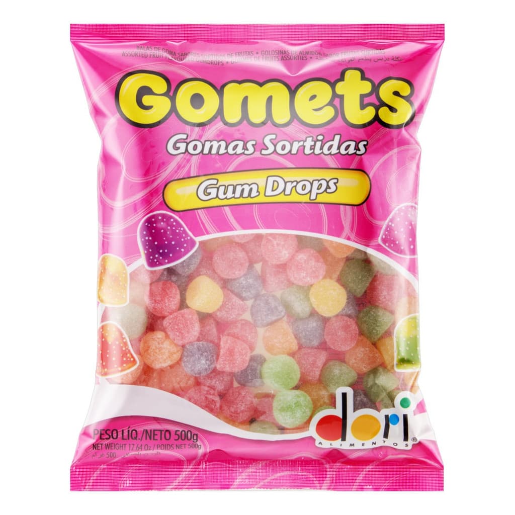 Bala Dori Gomets Sortido Sem Glúten 500 G