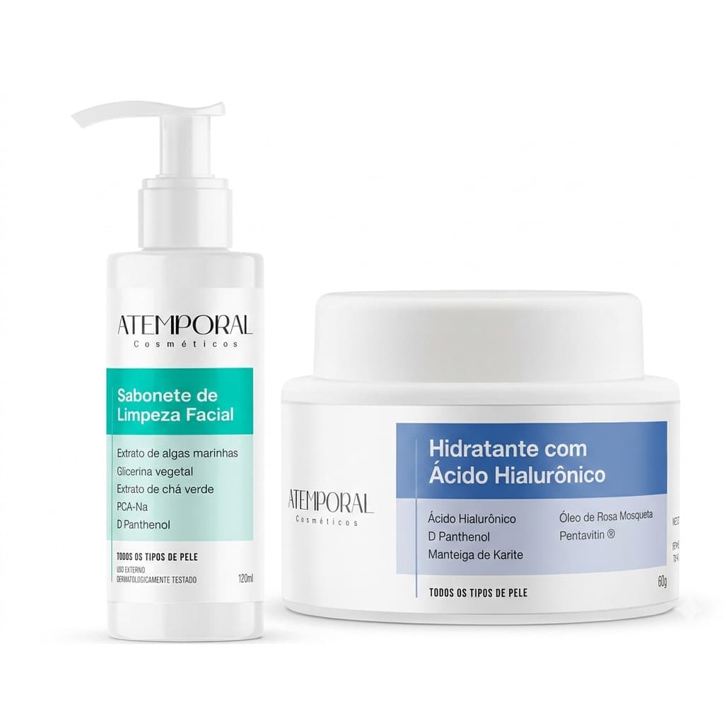 Kit  Anti Idade Antirrugas Gel + Hidratante