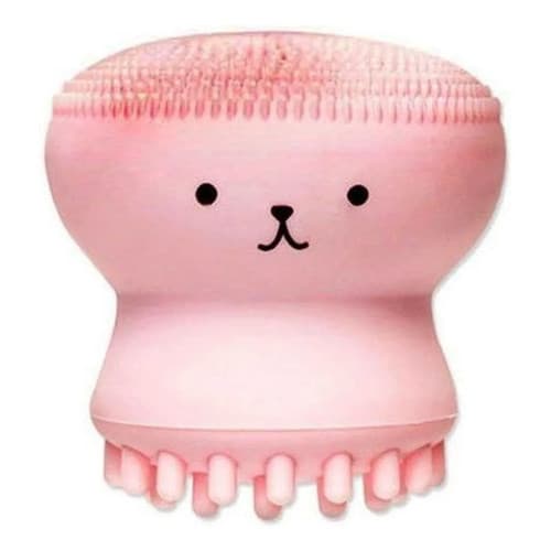 Esponja de Limpeza Facial Silicone Polvo Massageador Exfoliante Skincare