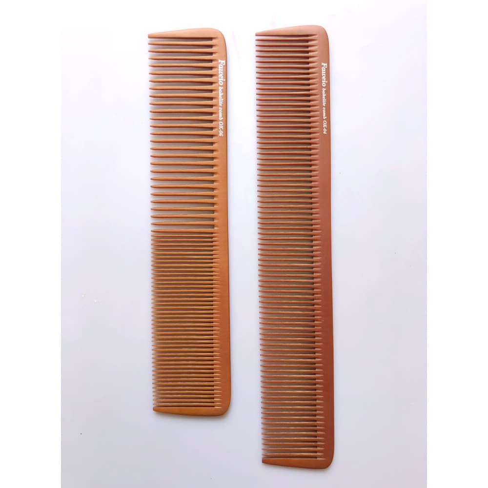 Pente plano masculino dedicado para barbearia, pente de cabeleireiro profissional ultrafino para corte de cabelo com den