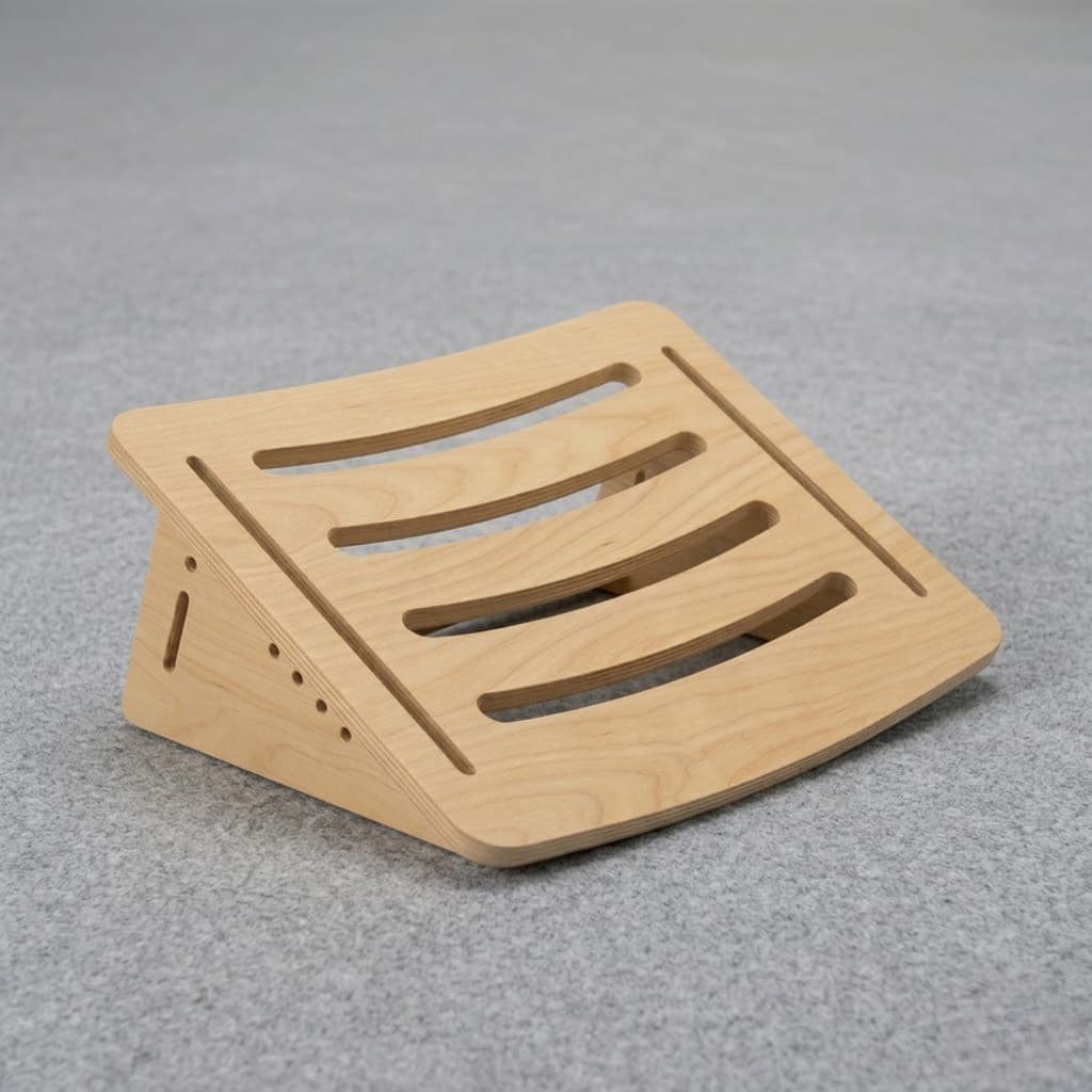 Apoio de Pé Ergonômico em MDF Descanso para Pés Escritório