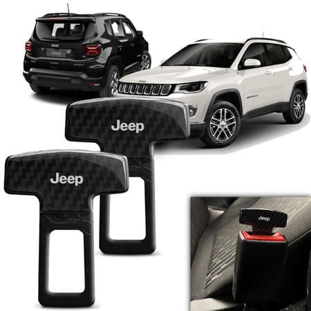 Par Fivela Cinto Anti Alarme Compatível Jeep Renegade Compass Commander