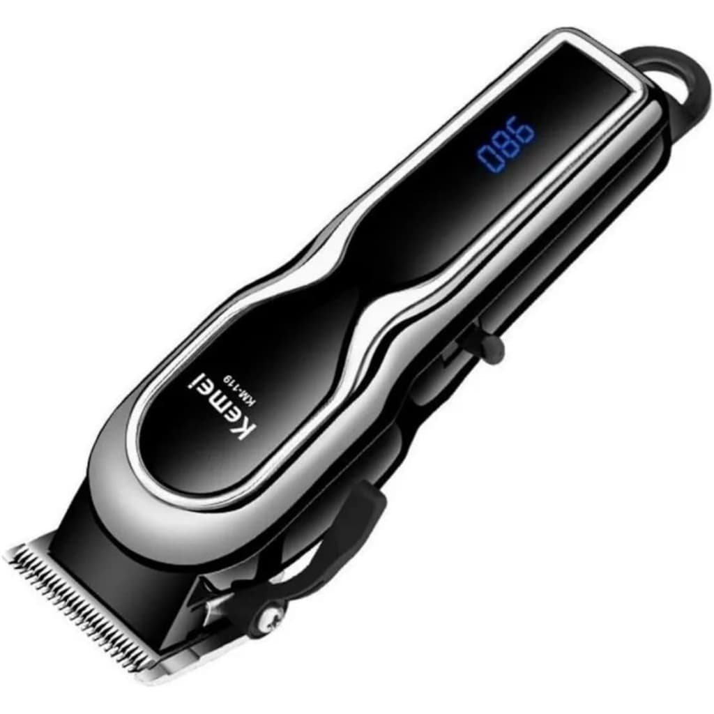 Máquina de Corte Sem Fio Kemei KM119 Profissional Bivolt