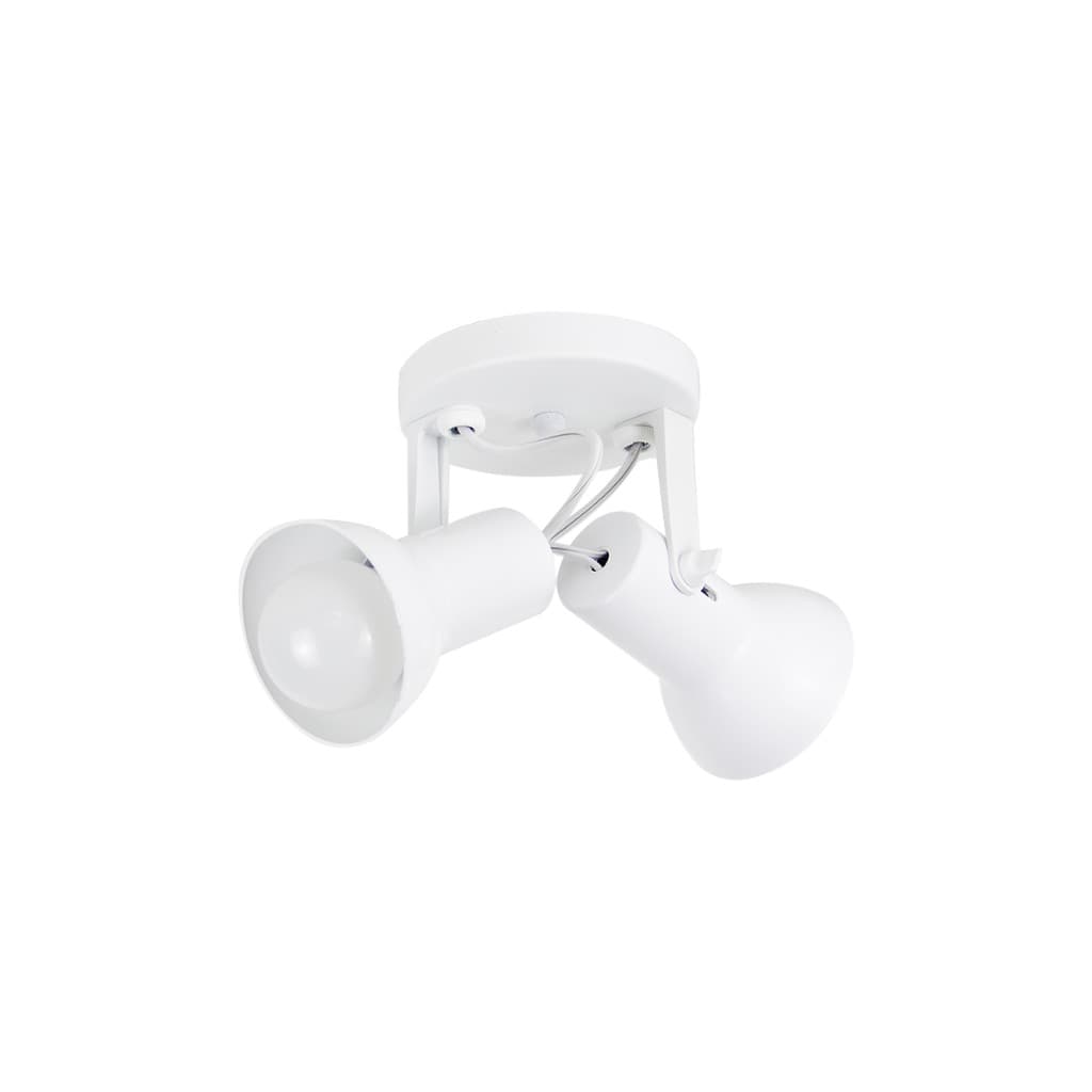 Luminaria de Teto Spot De Sobrepor 2 Direcionável E27 branco