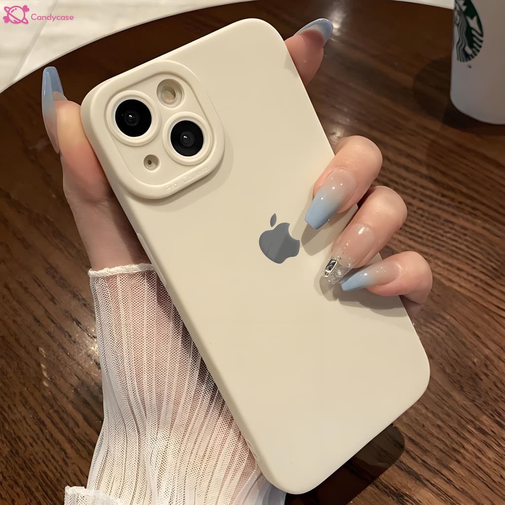 Capa Para iPhone 17 Pro Max Ar 16 13 15 14 12 11 XS XR 7 8 Plus Silicone Macia Metal Apple Logotipo Doces