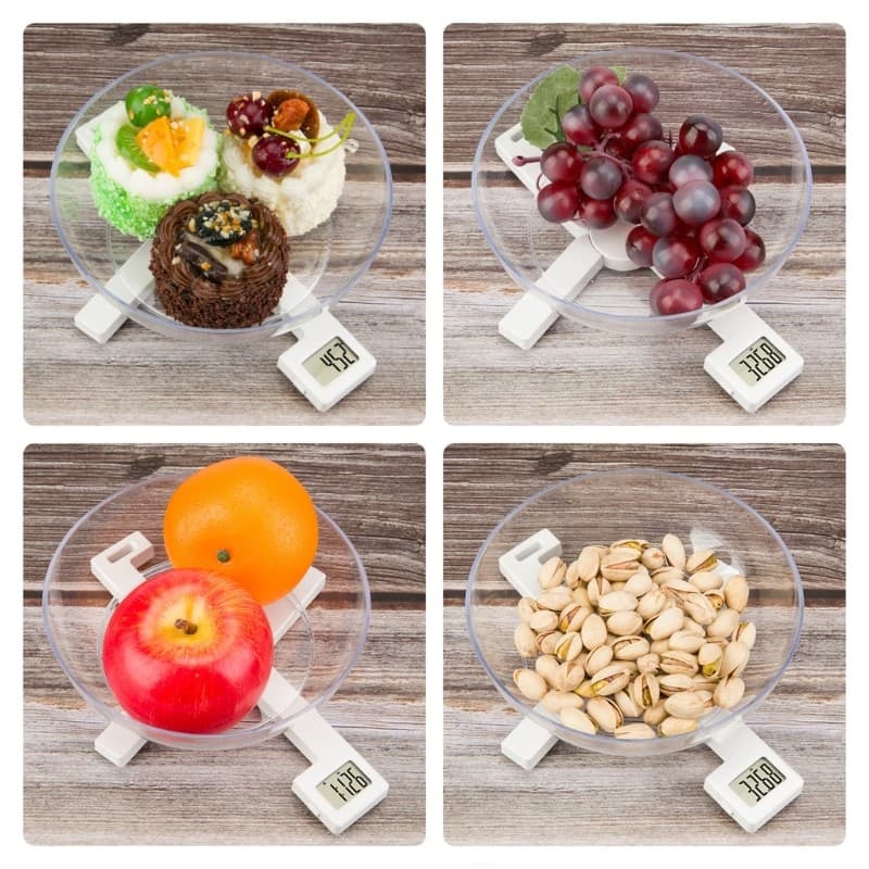 RUN Portátil Dobrável Para Assar, Cozinhar E Medir Ingredientes, Display LCD, Balança Digital Cozinha