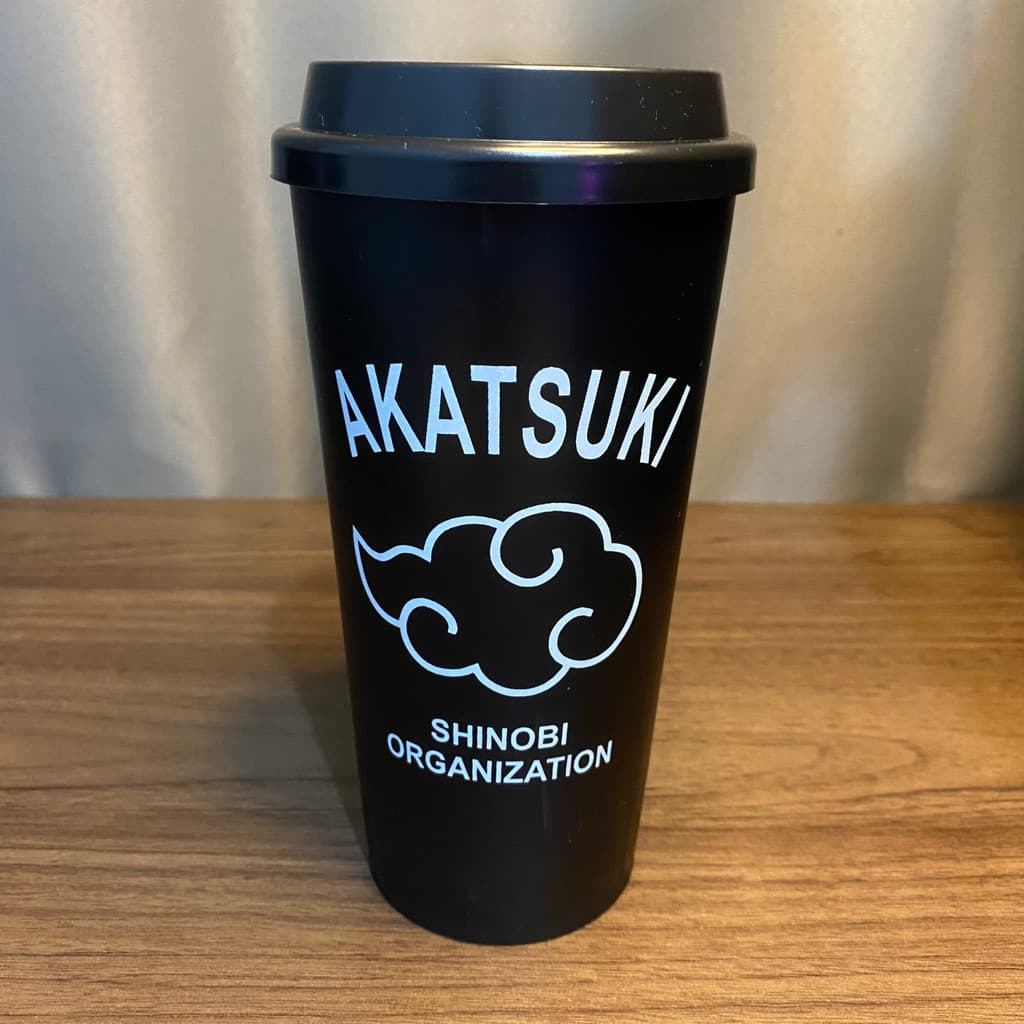 Copo Naruto Akatsuki - EcoBuck 550ml com Tampa – Livre de BPA