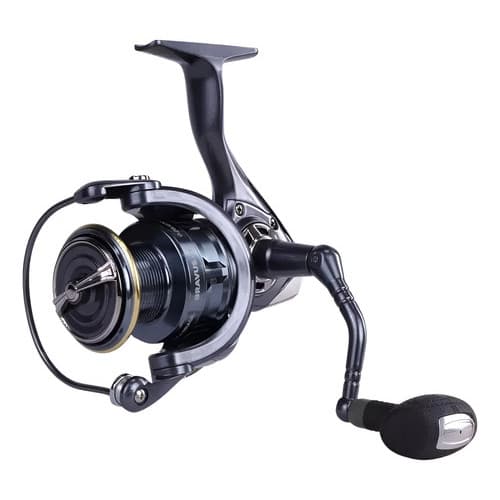 Molinete Bravus 40 Pesca Brasil - 4+1 Rolamentos Ambidestro Cinza Direito/esquerdo