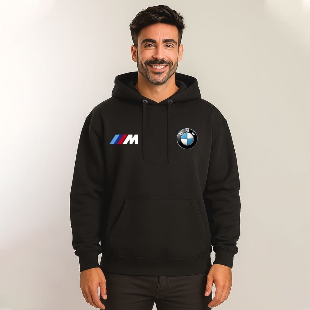 Moletom BMW M Sport Classico Blusa de Frio Estampada Fã de Carro Casaco Confortável Estiloso Unisex