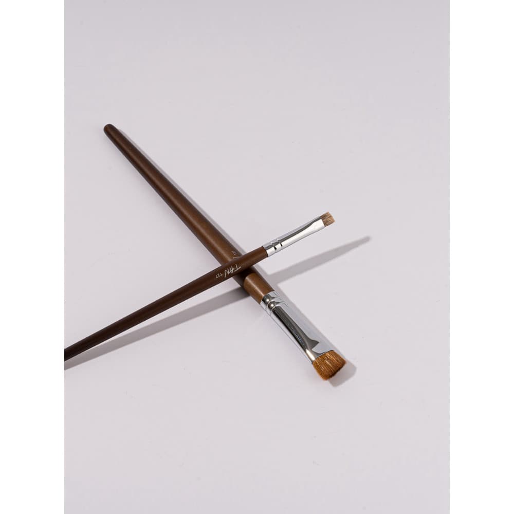 Estrela bolso Oversized sobrancelha escova coloração rápida Natural nevoeiro sobrancelha selvagem lã dupla cabeça sobran