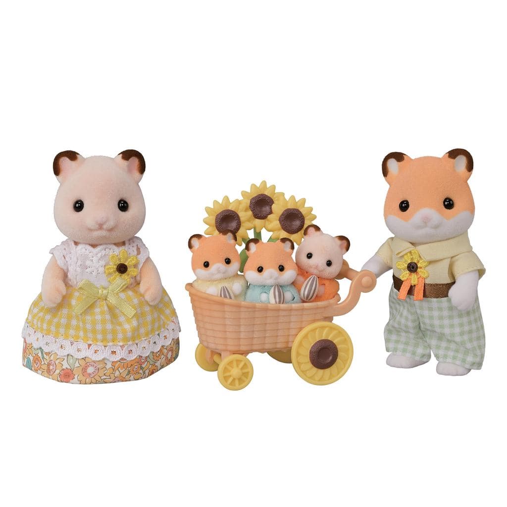 Casa de bonecas Sylvanian Families [Família Hamster] FS-61, brinquedo certificado ST Mark para crianças a partir de 3 a
