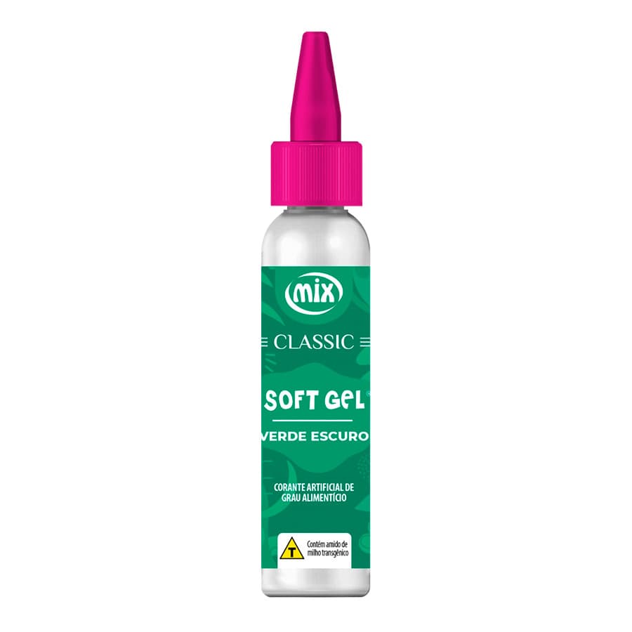 CORANTE SOFTGEL CLASSIC VERDE ESCURO 25 GR MIX